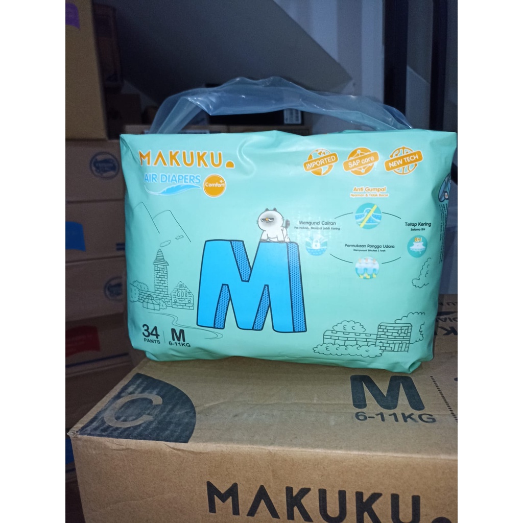 POPOK MAKUKU SLIM, COMFORT &amp; COMFORT FIT Plus NB, S, M, L, XL, XXl