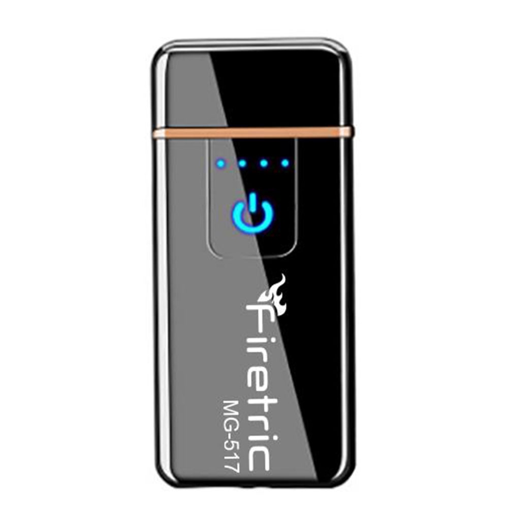 Firetric Korek Api Elektrik Fingerprint Sensor LED - MG-517 - Hitam