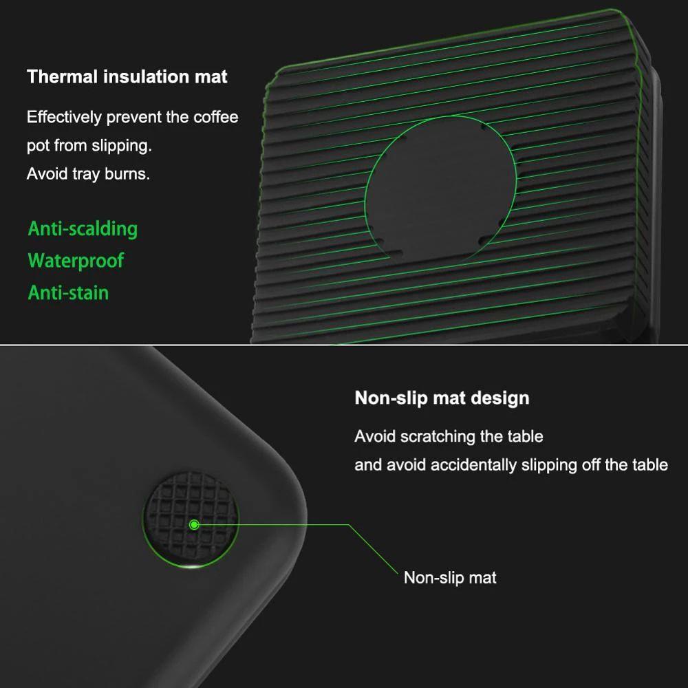 Top Drip Coffee Scale High Precision Dengan Timer Timbangan Elektronik LCD Pintar