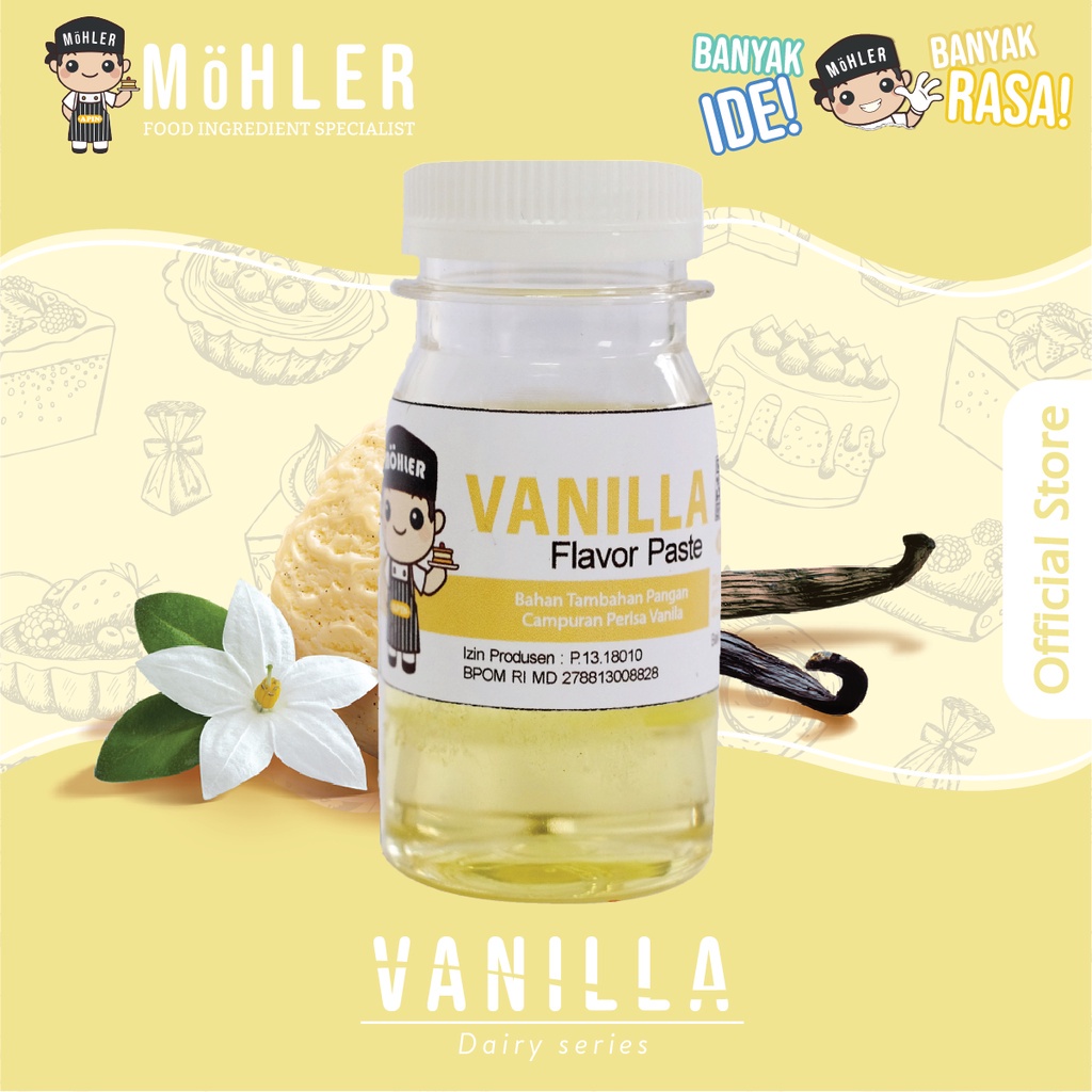 

✨ MOHLER Pasta perisa VANILLA 60gr