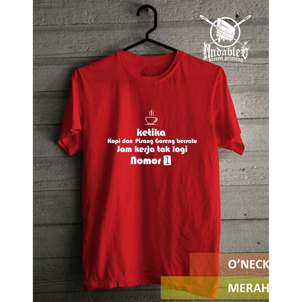 Kaos Kopi Kata Kata Kopi Shopee Indonesia