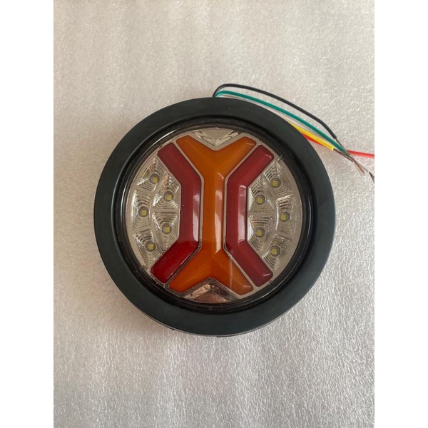 lampu stop truk bis 24 volt model bulat