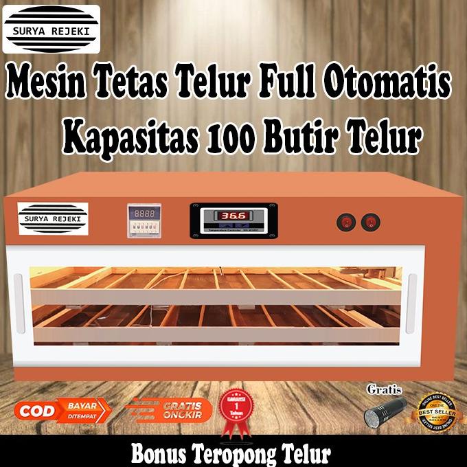 Mesin Tetas telur kapasitas 100 telur ayam, bebek dan burung otomatis