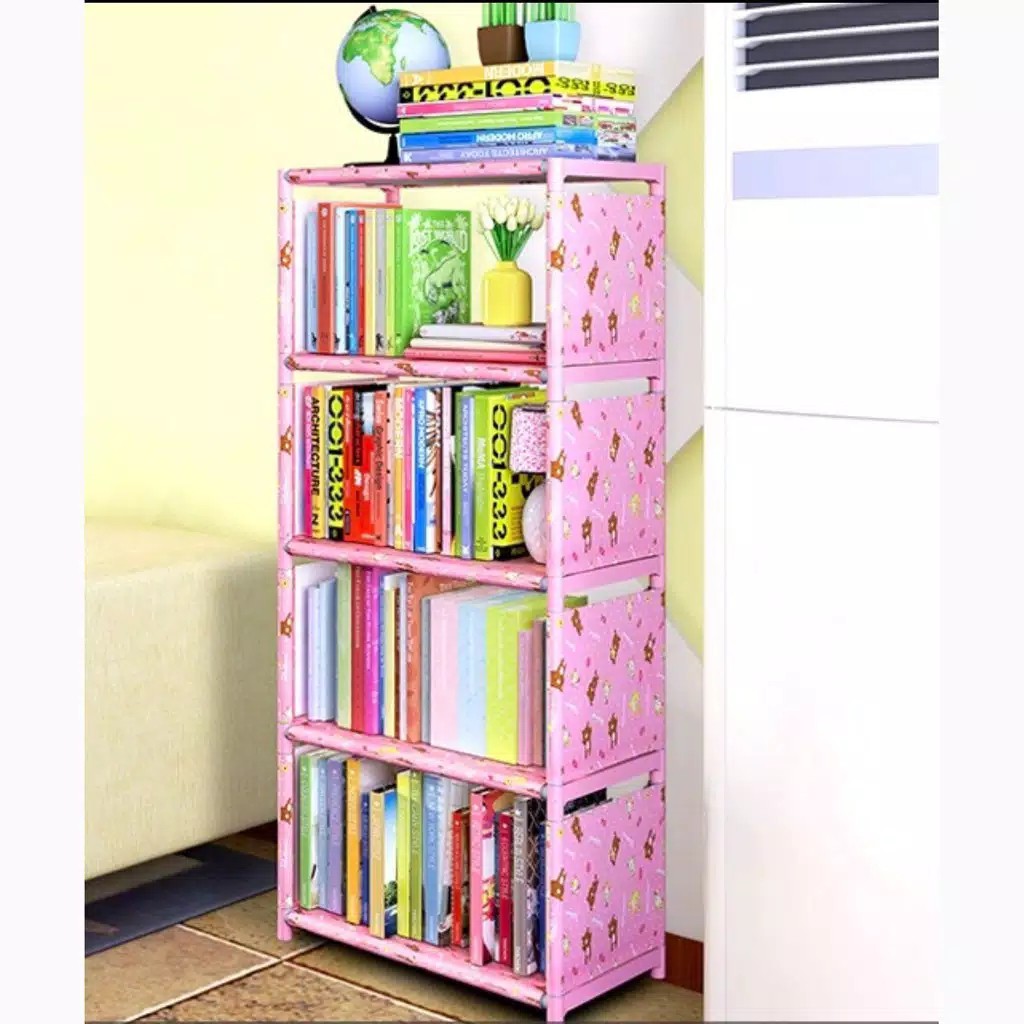 Rak Buku Portable Rak Serbaguna TERMURAH