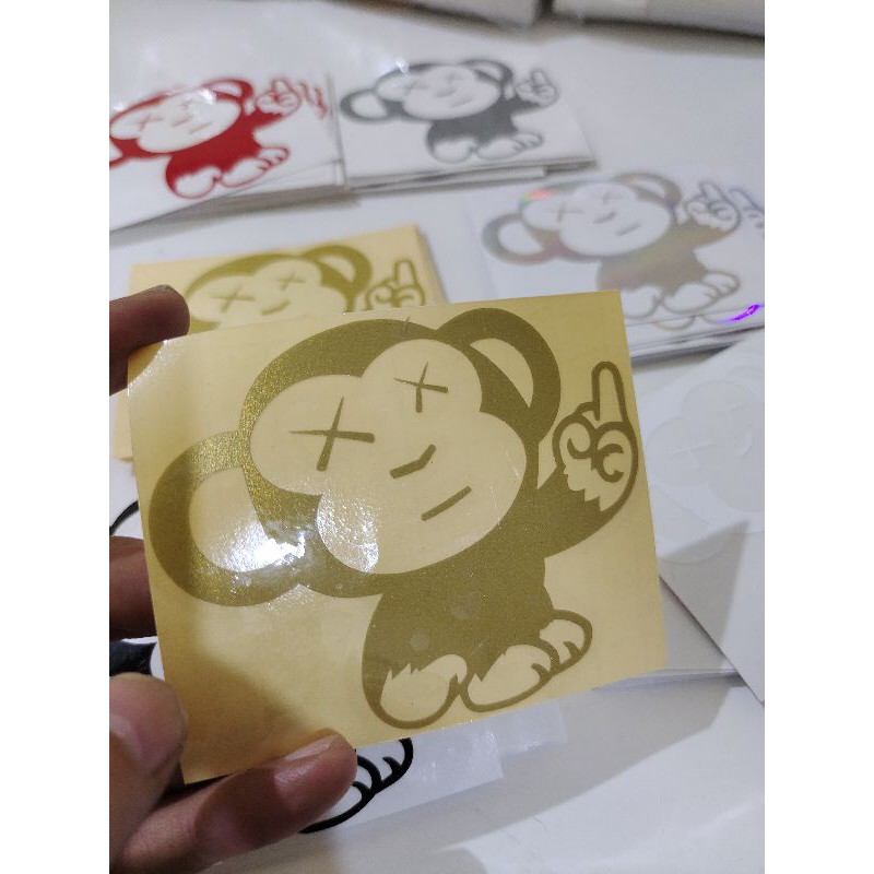 STICKER LITTLE MONKEY JDM CUTTING