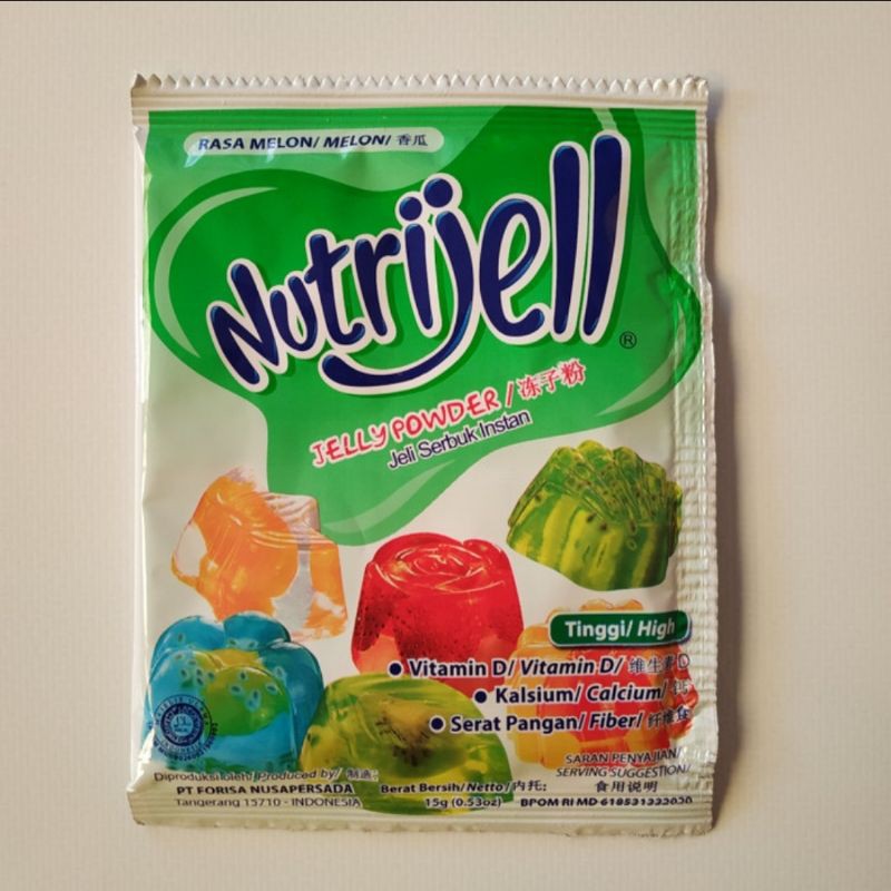 

Nutrijell Jelly Powder Melon 15 gram