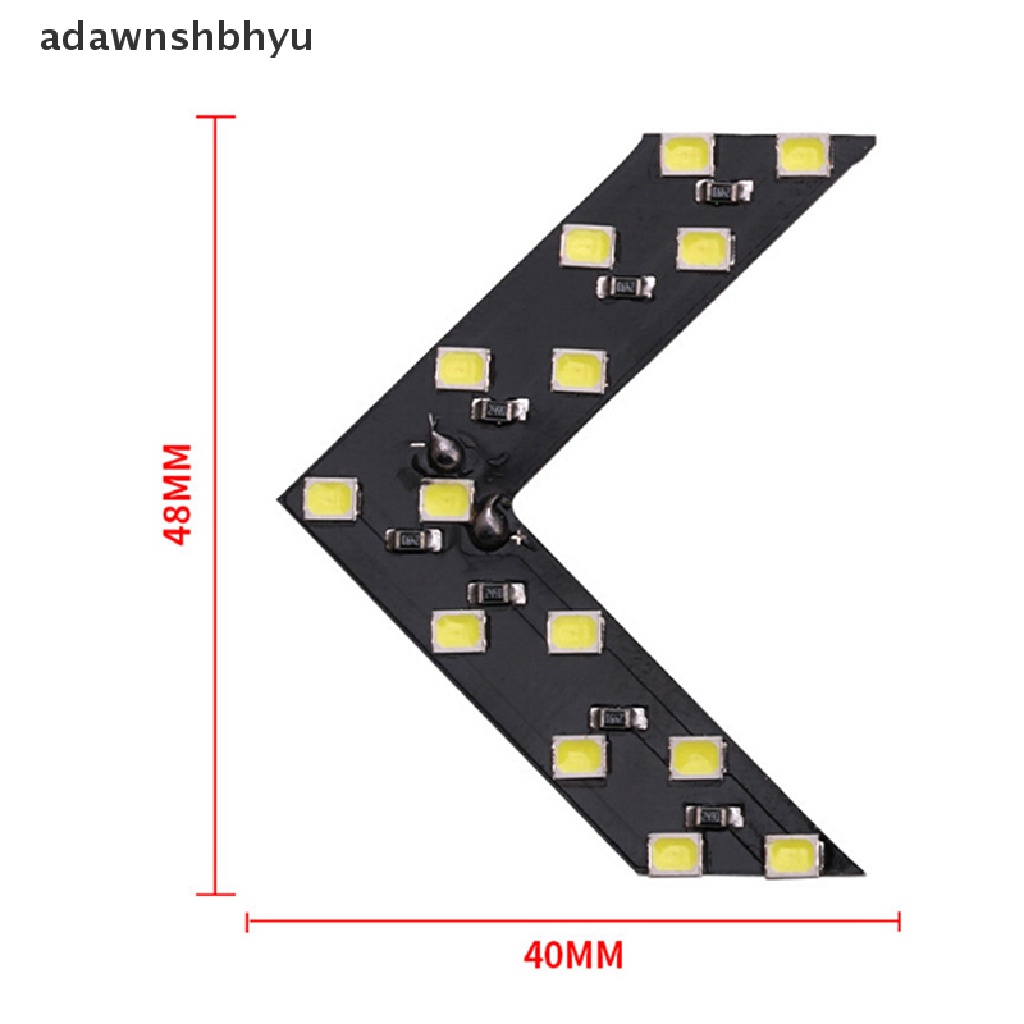 Adawnshbhyu Lampu Indikator Sein LED 14-SMD Untuk Lampu Sein Spion Samping Mobil