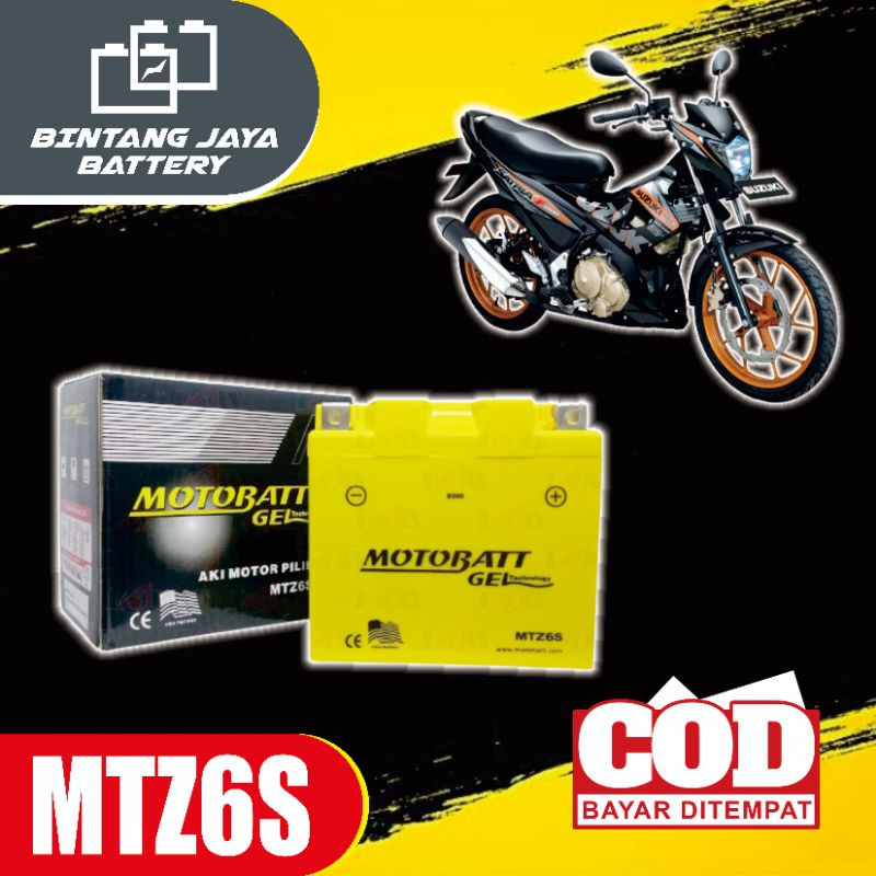 Mtz6s Motobatt Original Satria Fu 150