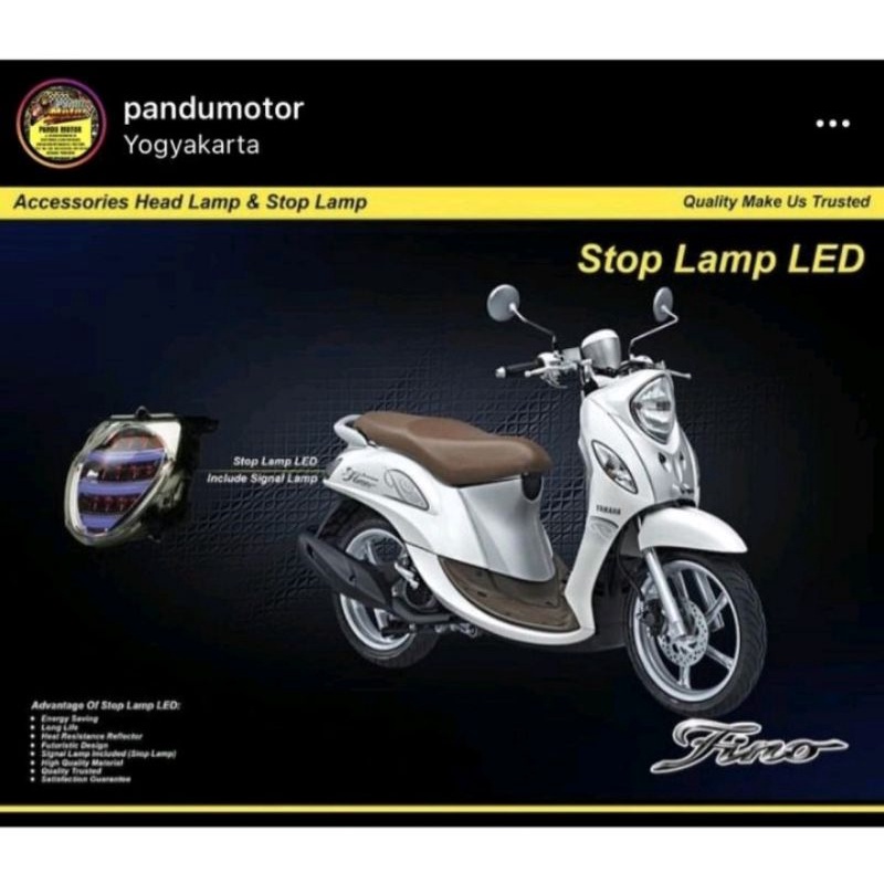 Stop Lampu Belakang New Fino 125 LED JPA Original 100% Pnp Fino New 125