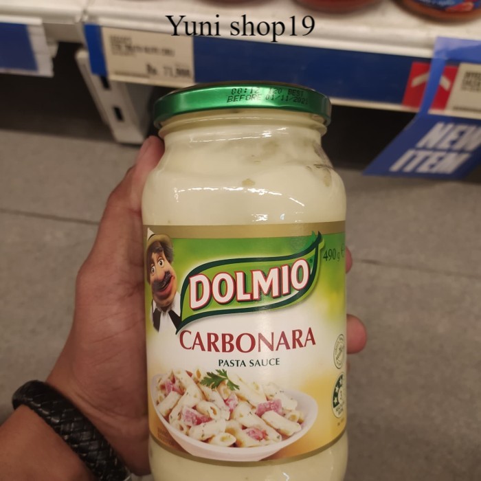 

dolmio carbonara pasta sauce - saus pasta carbonara 490gr