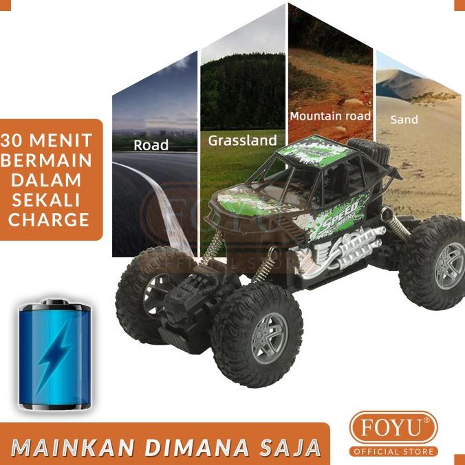 Mobil Remote Control Mainan Anak RC Off Road Wall Climbing