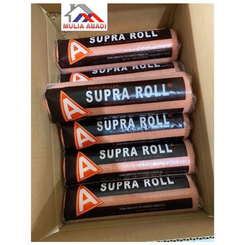 BULU KUAS ROL SUPRA 9 INCH / REFILL BULU ROL CAT TEMBOK BESAR /ISI ROL CAR