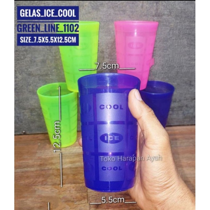 GELAS ALASKA KH 1 PCS WARNA RANDOM