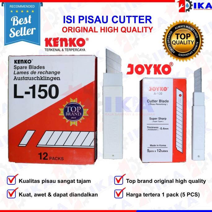 

Isi pisau cutter KENKO ASLI L-150 / Silet tajam kualitas bagus 1kotak