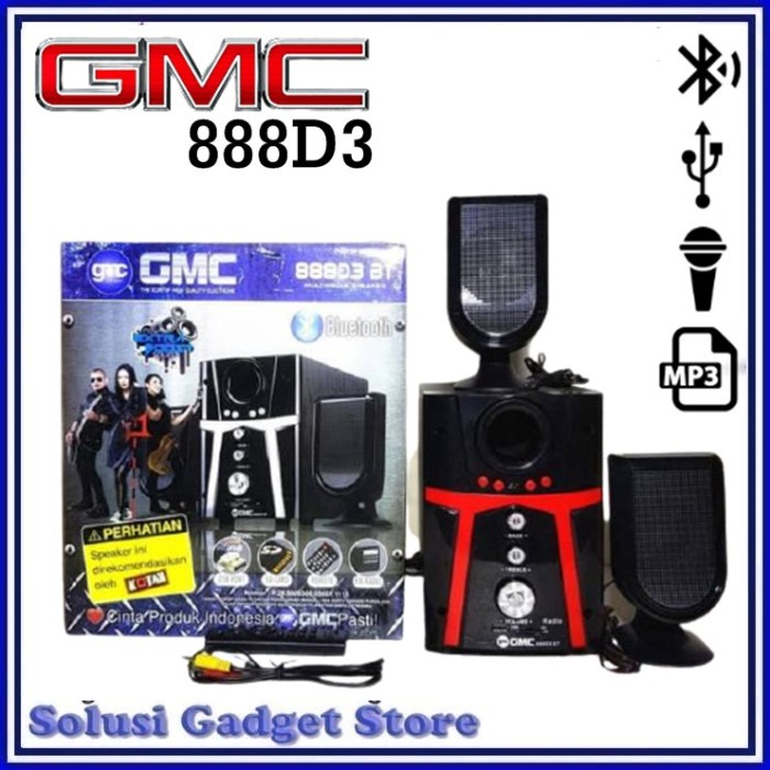 Extra Boost Edition Speaker Bluetooth Gmc 888D3 Bt