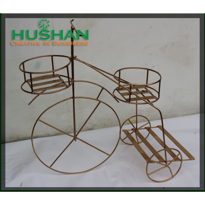 Rak Pot Besi Sepeda Besar Rak Pot Tanaman Bunga Dan Buah Dari Besi