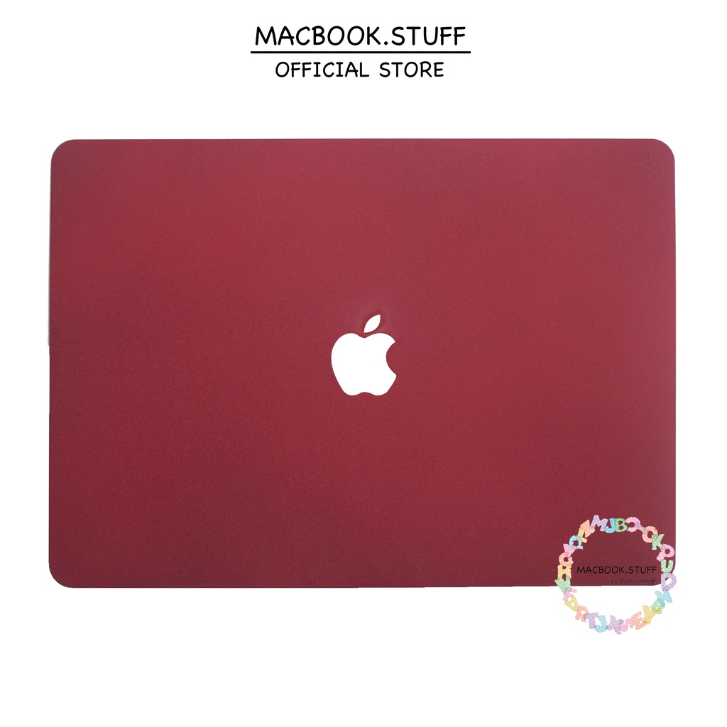 MACBOOK Case SAND REDWINE NEW AIR PRO RETINA 11 12 13 14 15 16 INCH NON /  WITH CD ROOM / TOUCHBAR / TOUCH ID / M1 2020 2021 2022