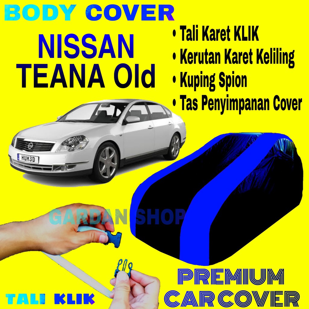 Body Cover TEANA OLD Sarung Strip BIRU Penutup Pelindung Selimut Bodi Mobil Teana PREMIUM Blue