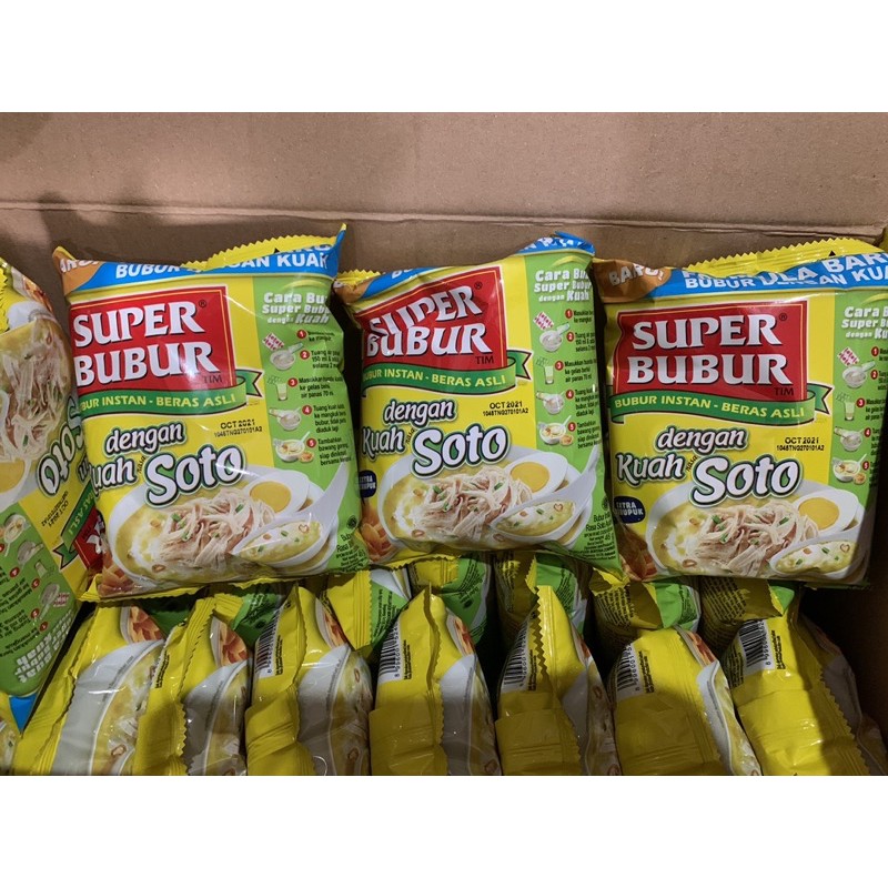 Super Bubur SOTO isi 6pcs x 46gr