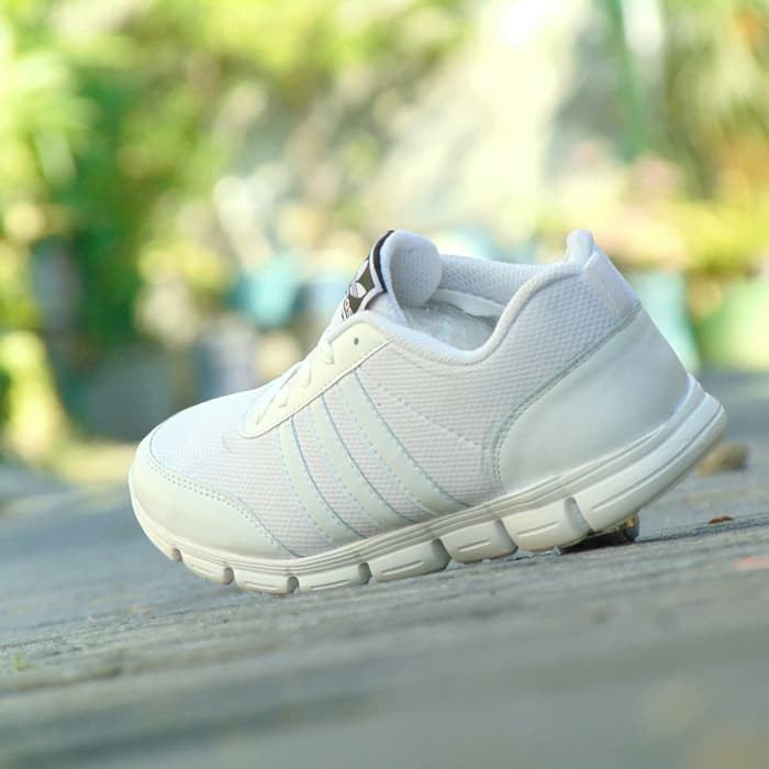 Sale Sepatu Sport Sepatu Sport Adidas Samba - Full White Putih - Casual Kets Pria Wanita