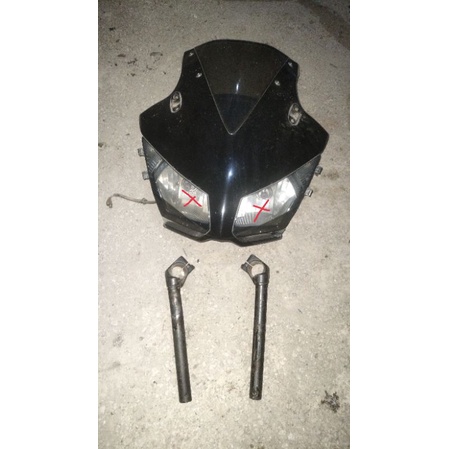Cover batok depan ori honda cbr k45 lokal Tameng Depan Cbr k45a HITAM original