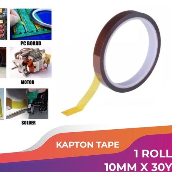 

✤ KAPTON TAPE 10MM ISOLASI TAHAN PANAS KAPTON TAPE HIGH TEMPERATURE TAPE ✦