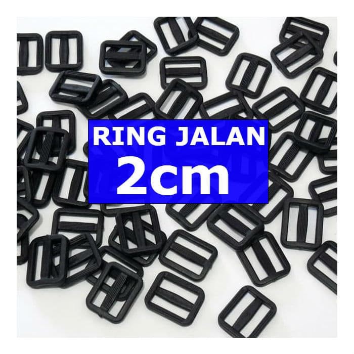 

PLASTIK HITAM Ring Jalan 2cm 2.0 cm