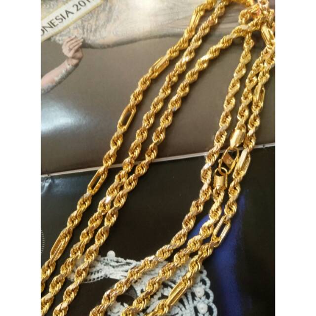 Kalung tambang emas 375 420