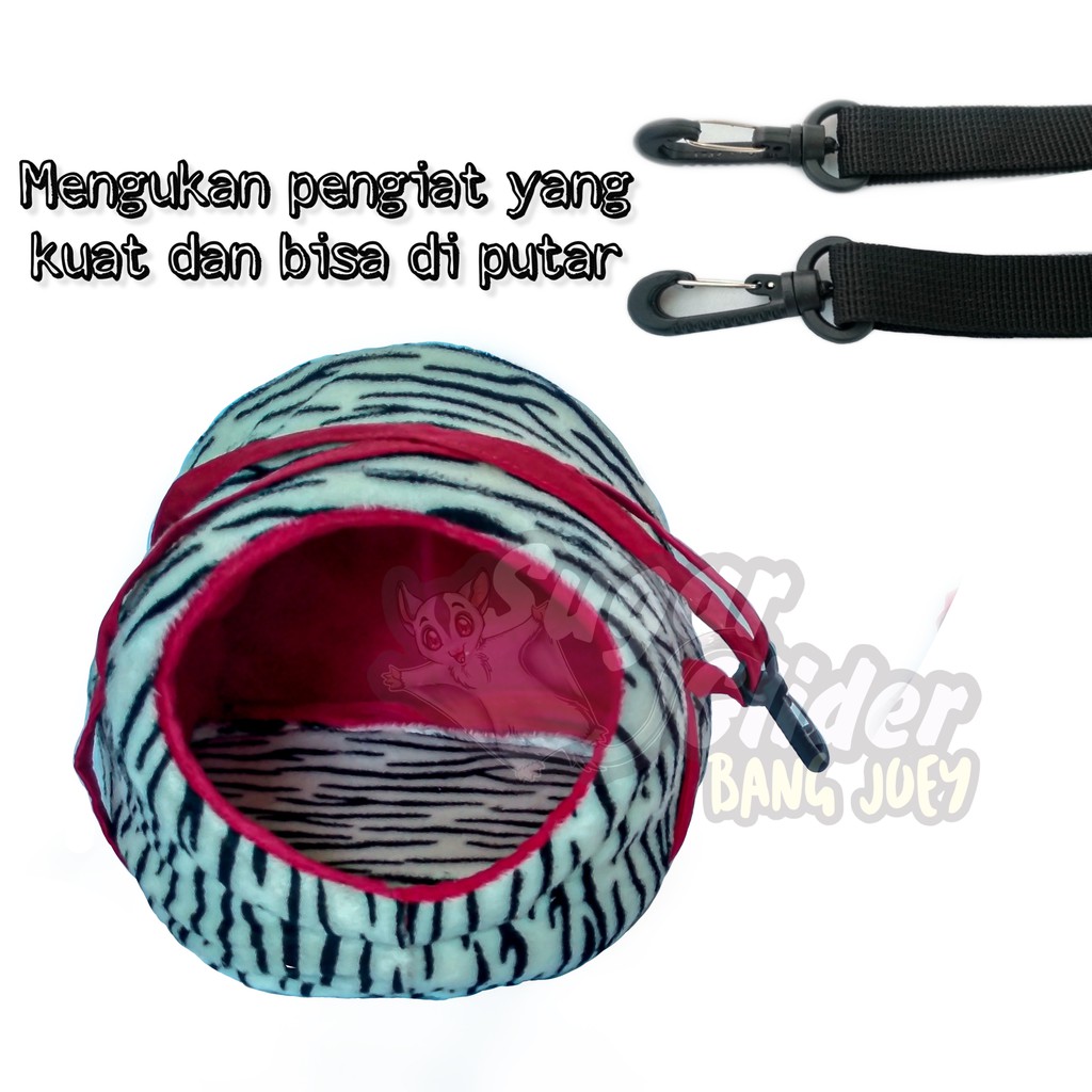 EGG SLEEPING POUCH / KANTONG TIDUR kasur SUGAR GLIDER GANTUNG tempat tidur sg bang joey