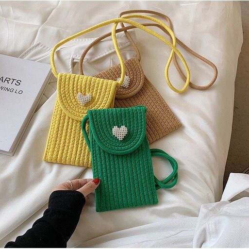 TAS HP KV969 - TAS IMPORT - TAS RAJUT - TAS SLEMPANG - TAS JAKARTA - TAS WANITA