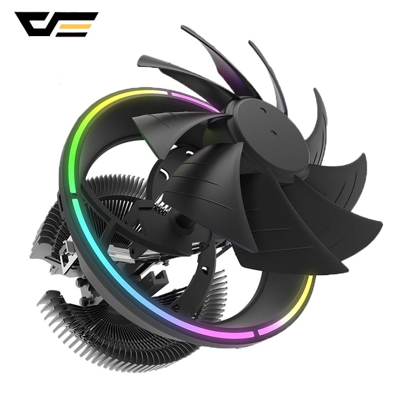 PREORDER darkFlash Computer Case CPU Cooler RGB Fan 12V 3Pin CPU Cooler Radiator Aluminum