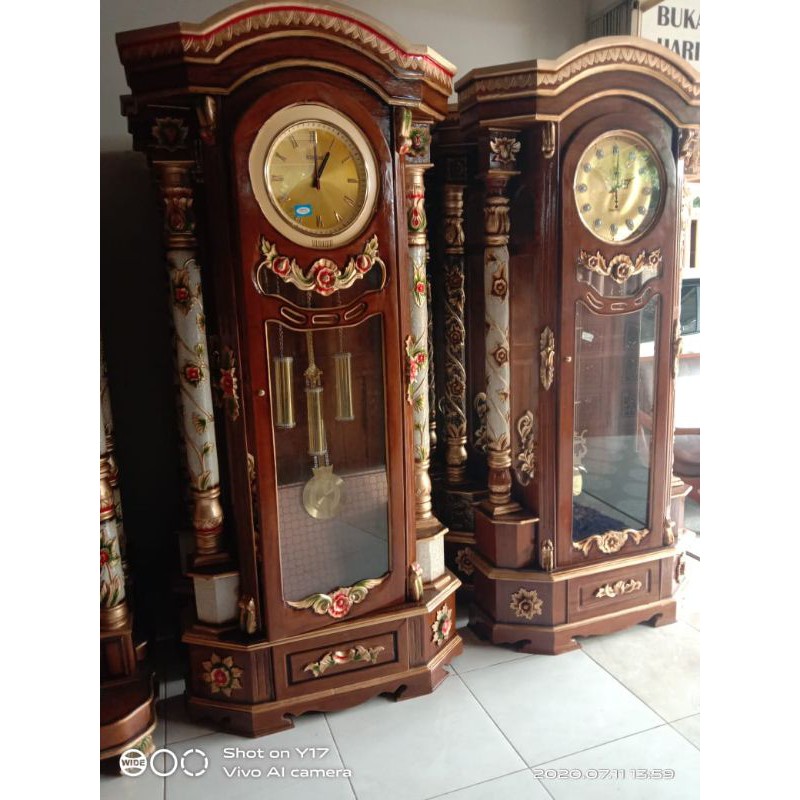 lemari jam jati/furniture jati