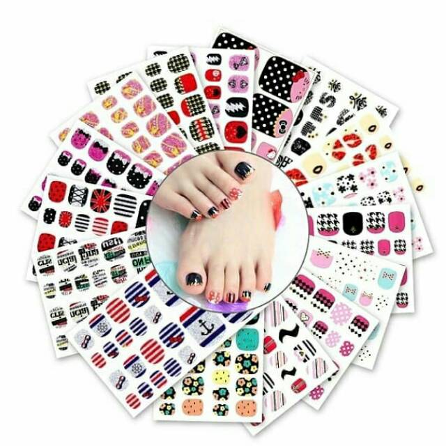 Stiker Kuku Kaki , Nail sticker , nail wrap