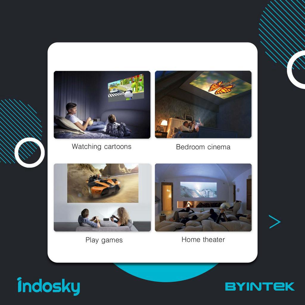 Indosky Projector - Proyektor Byintek C400