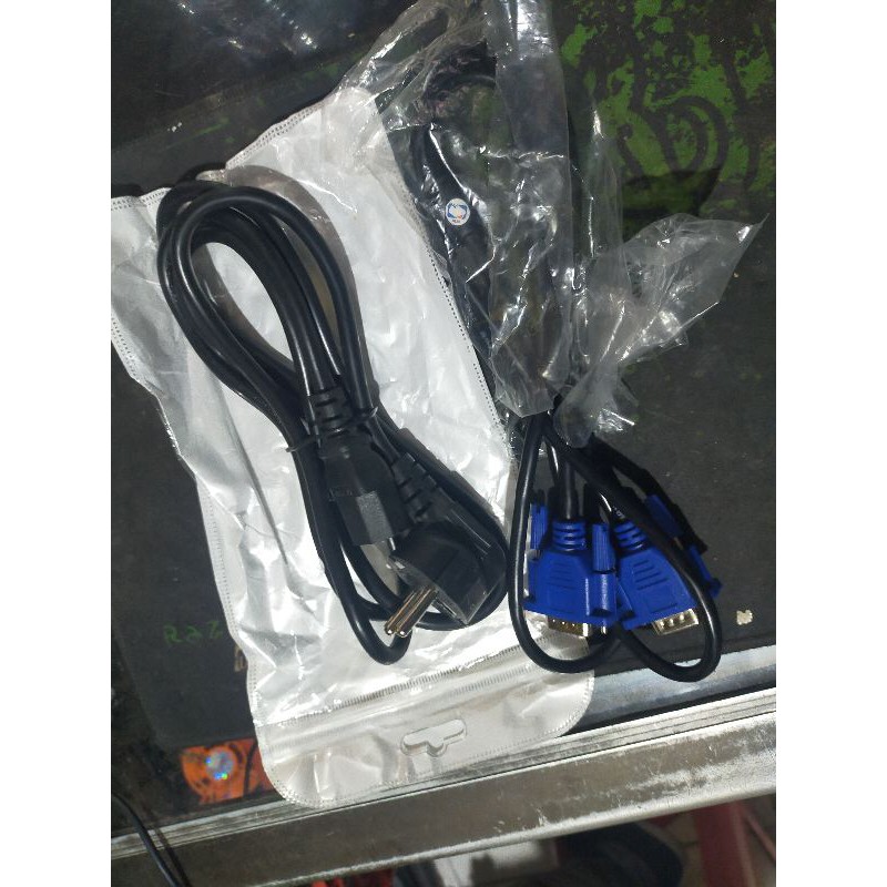 Paket Kabel Komputer Kabel Power &amp; Kabel VGA