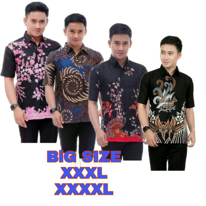 KEMEJA BATIK PRIA/BATIK JUMBO/BATIK MURAH/BATIK BIG SIZE