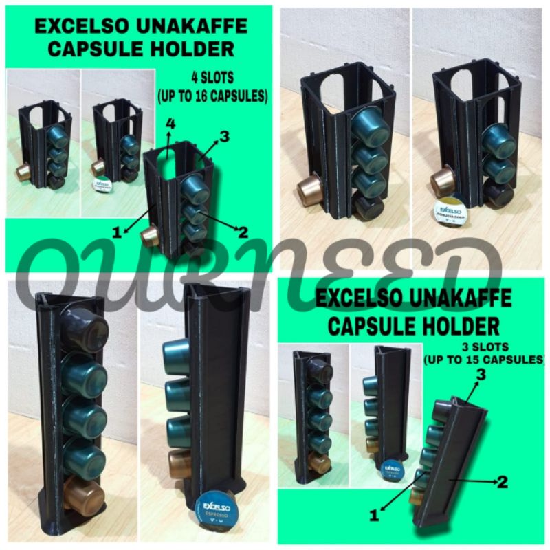 Excelso Unakaffe Capsule Holder Tempat Kapsul Excelso Unakaffe Kapsule