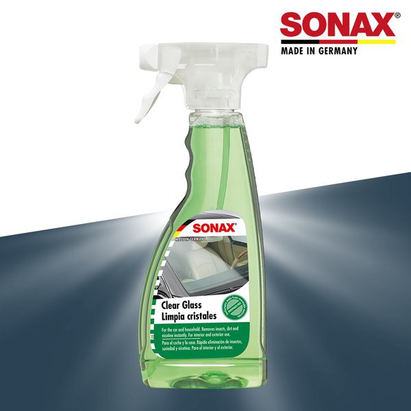 SONAX CLEAR GLASS 500ml Spray Pembersih Kaca Film Aman Jernih MURAH