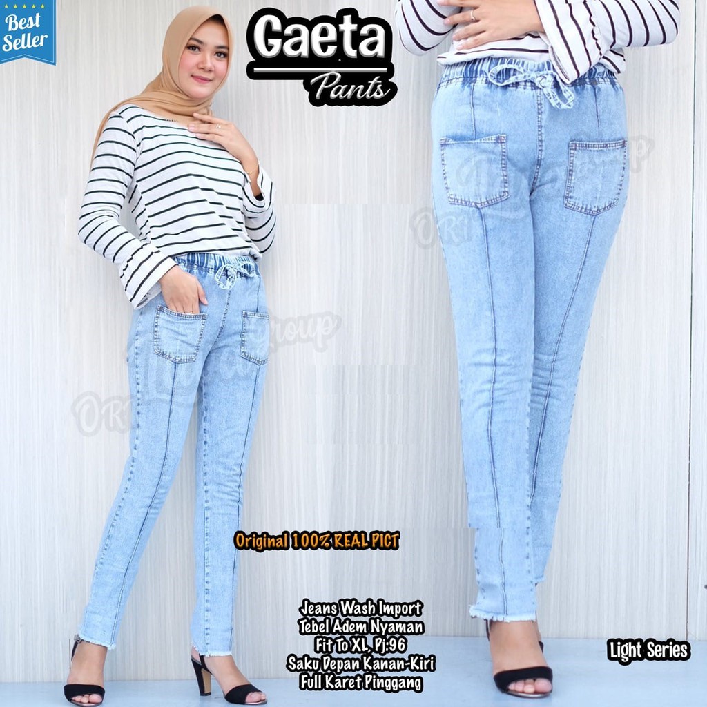 GAETA PANTS BAGGY RAWIS JEANS GBM