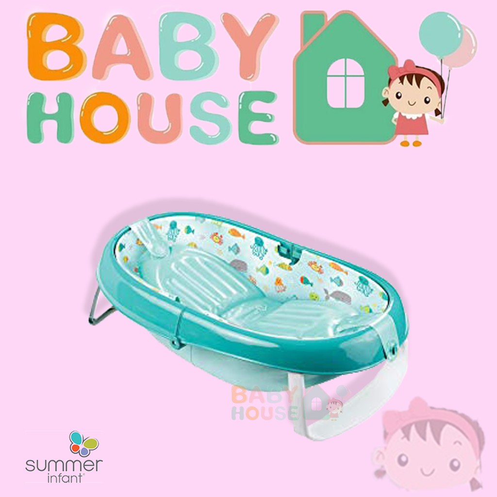 Summer Infant Easy Store Comfort Tub Foldable Bathtub Shopee