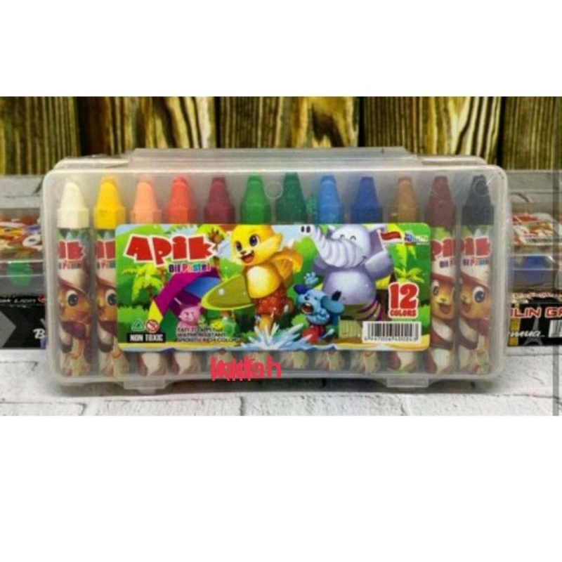 

crayon Murah 12 warna / Oil Paster 12 Warna