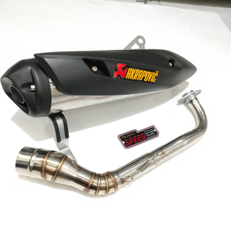 Knalpot Standar Racing  Rob1 akrapovic Nmax Aerox Vario 150 Vario 125 Akrapovic PCX 150 PCX 160