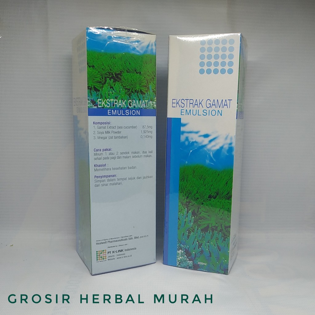Ekstrak Gamat Emulsion K-Link Vita Plus DIJAMIN ASLI DAN ORIGINAL BERGARANSI JIKA TERBUKTI PALSU