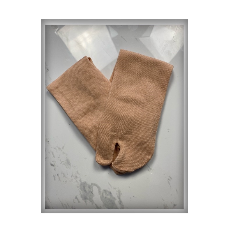KAOS KAKI MUSLIMAH Jempol Polos Bukan Soka | Kaos kaki Panjang dan Tebal Murah Polos bisa Pilih Warna Premium-Kaos Kaki Moca/Kulit