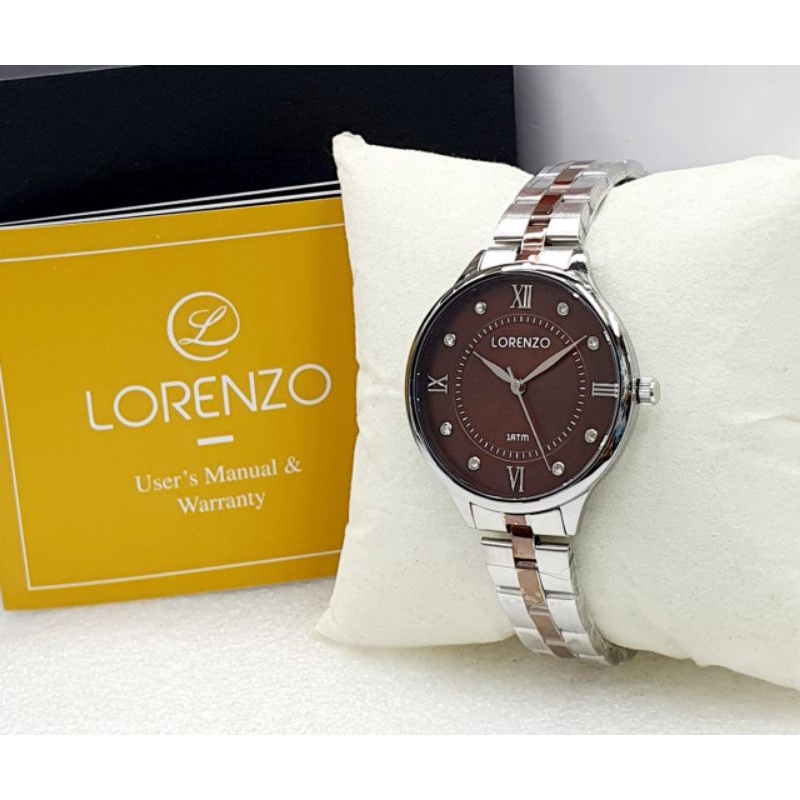 Jam Tangan Wanita Fashion Lorenzo Original 7117 Garansi Resmi 1 Tahun