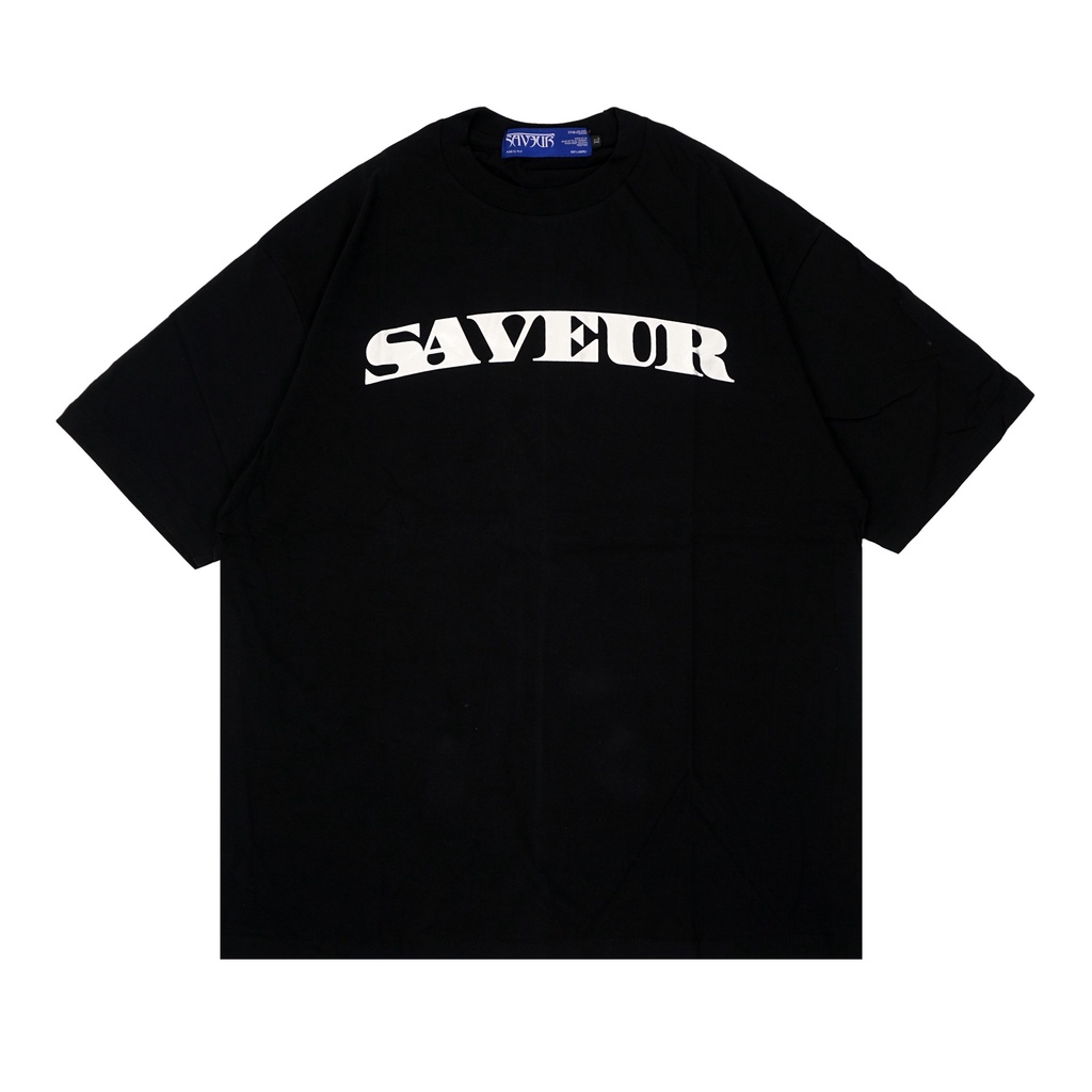 TSHIRT KAOS PRIA SAVEUR BIG BLACK PREMIUM UNISEX