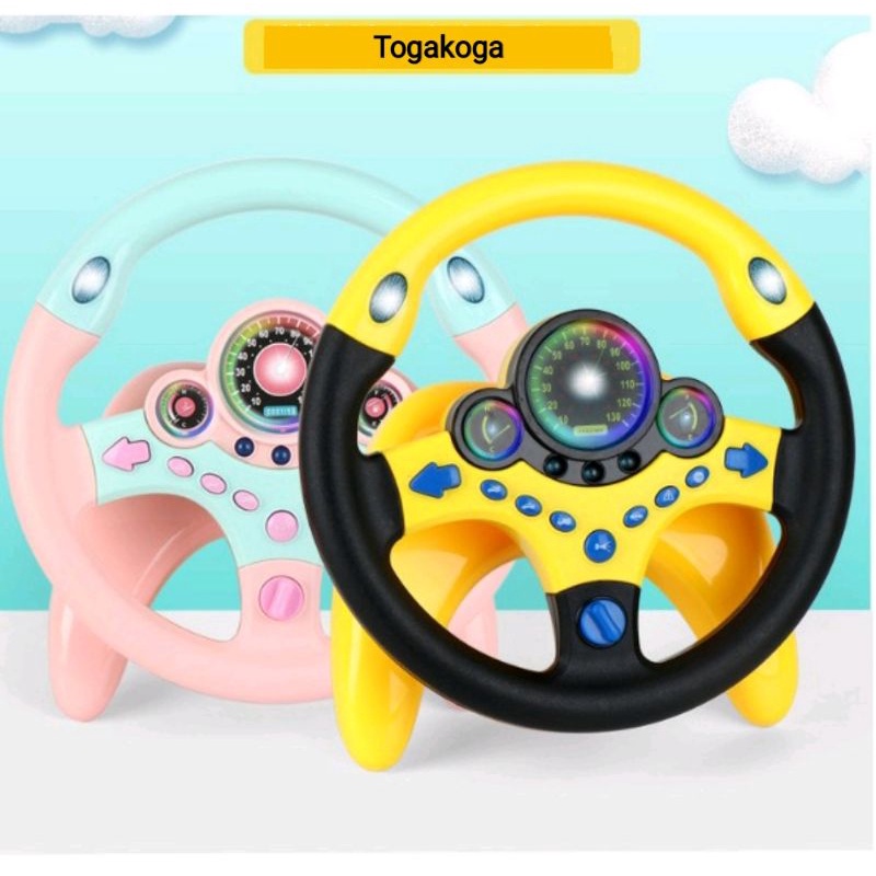 Mainan Setir Setiran Mobil Anak Steering Wheel Musik