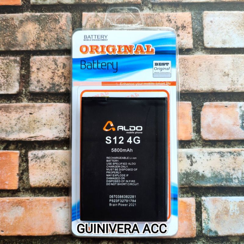 BATRE BATERAI ALDO S12 4G LTE / BATRE ALDO S12 4G / ALDO S12 4G LTE