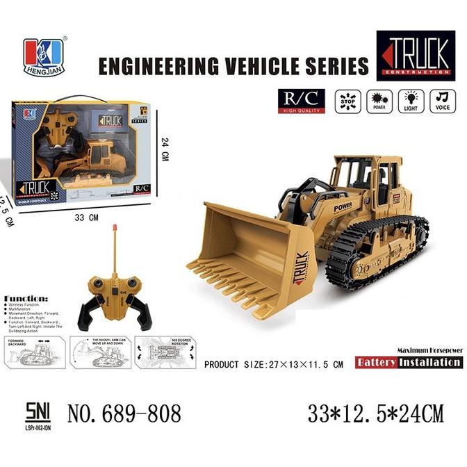 Mainan Remote Control Alat Berat Bulldozer RC