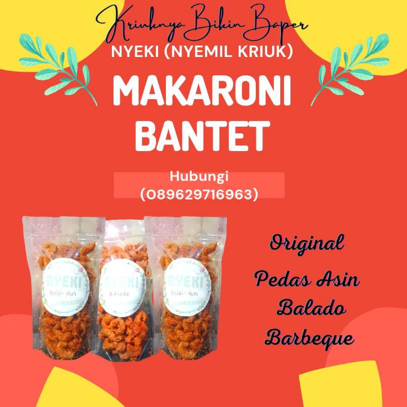 

MAKARONI BANTET 180 GRAM LARGE - NYEKI